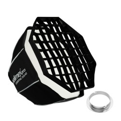 Walimex pro Essential Oktagon-softbox 60 cm, kenno, Bowens- ja Elinchrom-adapterit ja kantolaukku