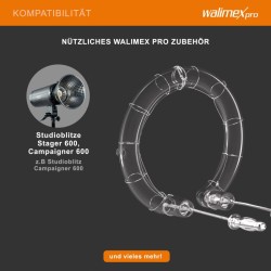 Walimex pro varaussalamoputki Stager 600 ja Campaigner 600 600 W 5400 5800 K