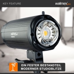 Walimex pro varaussalamoputki Stager 600 ja Campaigner 600, 600 W, 5400–5800 K