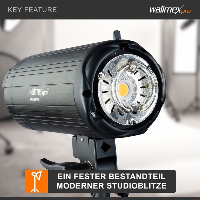 Walimex pro varaussalamoputki Stager 600 ja Campaigner 600, 600 W, 5400–5800 K