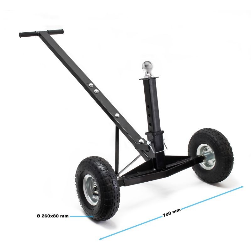 Asuntovaunujen ja perävaunujen siirtolaite, 270 kg, 50 mm kytkentäpallo
