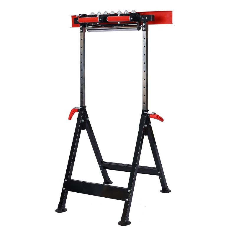 XPOtool monikäyttöinen työpukki, 4 toimintoa, korkeussäädettävä 83–129 cm, max. 200 kg, taittuva