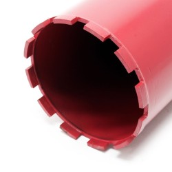 Timanttiporakruunu 200 mm 1 ¼ UNC 400 mm sintermetalli märkä- ja kuivaporaukseen