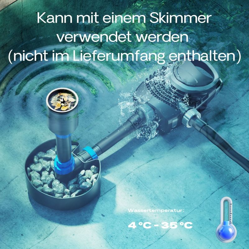 SunSun NEO-5800 SuperECO lampupumppu 5200 l/h, 40 W, energiatehokas kierto- ja suodatinpumppu