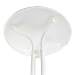 Toboli kokoontaitettava bistropöytä, valkoinen, Ø 70 cm, korkeus 110 cm