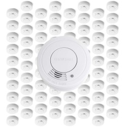 Palovaroitinsetti 80 kpl 9 V paristo HUSH toiminto 85 dB fotoelektrinen sensori