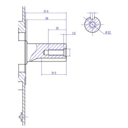 LIFAN KP460-RE 4-tahtinen bensiinimoottori 13,6 PS 459 cm³ E-Start 22 mm kampiakseli rakennuskoneisiin