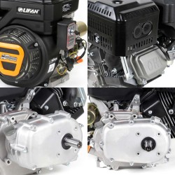LIFAN KP460-RE 4-tahtinen bensiinimoottori 13,6 PS 459 cm³ E-Start 22 mm kampiakseli rakennuskoneisiin