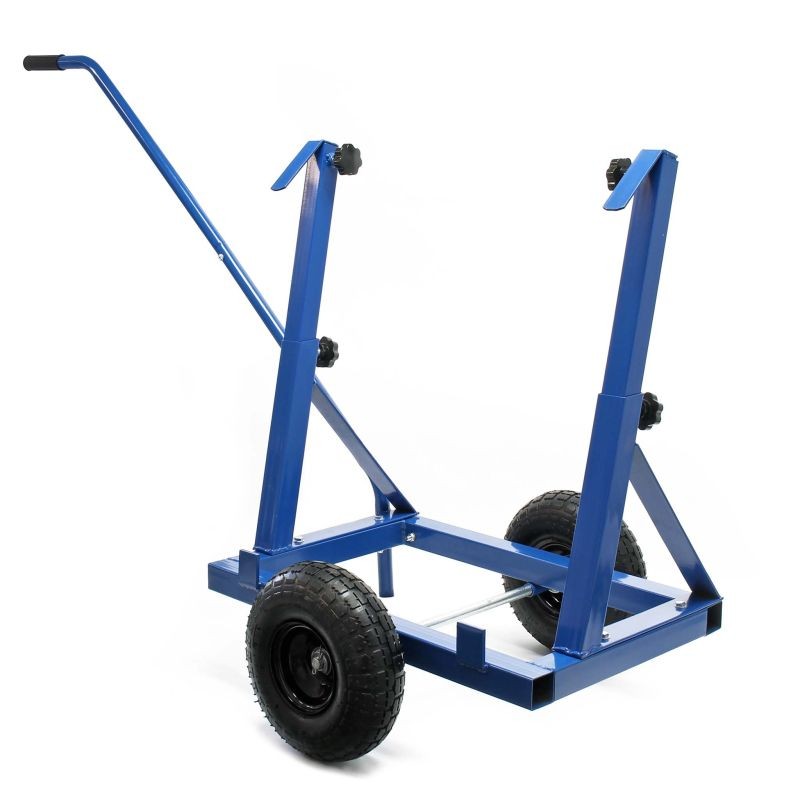 XPOtool Levyvaunu 200 kg, korkeussäädettävä, teräs, ilmakumirenkaat