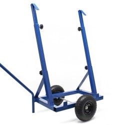 XPOtool Levyvaunu 200 kg, korkeussäädettävä, teräs, ilmakumirenkaat