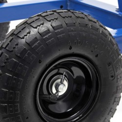 XPOtool Levyvaunu 200 kg, korkeussäädettävä, teräs, ilmakumirenkaat