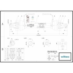 Voimanottokardaani T4 850-935 mm 460 Nm 540 rpm, 40 kW 1000 rpm, 34,9 mm 6 hammas