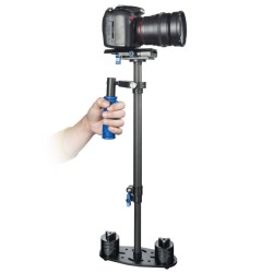 Walimex pro StabyPod S Steadycam stabilisaattori 60 cm alumiini ja hiilikuitu DSLR kameroille