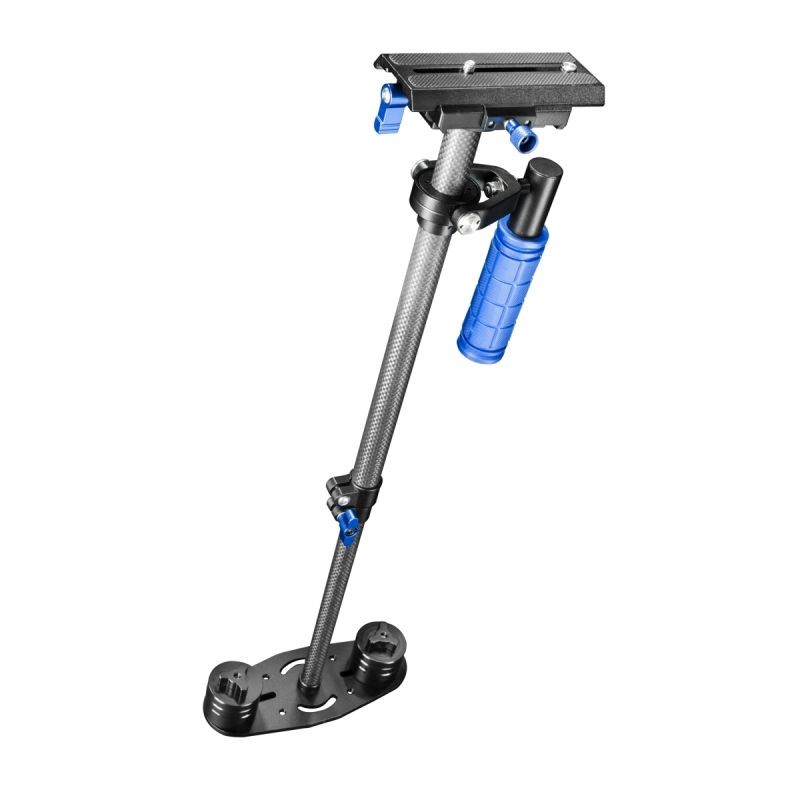 Walimex pro StabyPod S Steadycam-stabilisaattori 60 cm alumiini ja hiilikuitu DSLR-kameroille