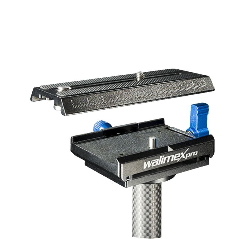 Walimex pro StabyPod S Steadycam-stabilisaattori 60 cm alumiini ja hiilikuitu DSLR-kameroille