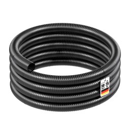 Joustava PVC spiraaliletku 25 mm 50 m musta kastelu ja lampi