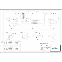 Kardaaniakseli T4 650 mm 460 Nm 540 k/min 40 kW (55 PS) 6 hammasta