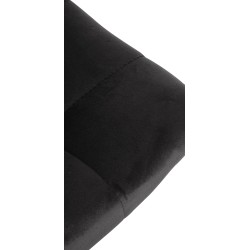 Säädettävä samettinen baarijakkara pyörivällä istuimella ja selkänojalla