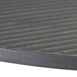 Valurautaiset grillilevyt 2 kpl, 49,8 x 24,3 x 1,5 cm, musta