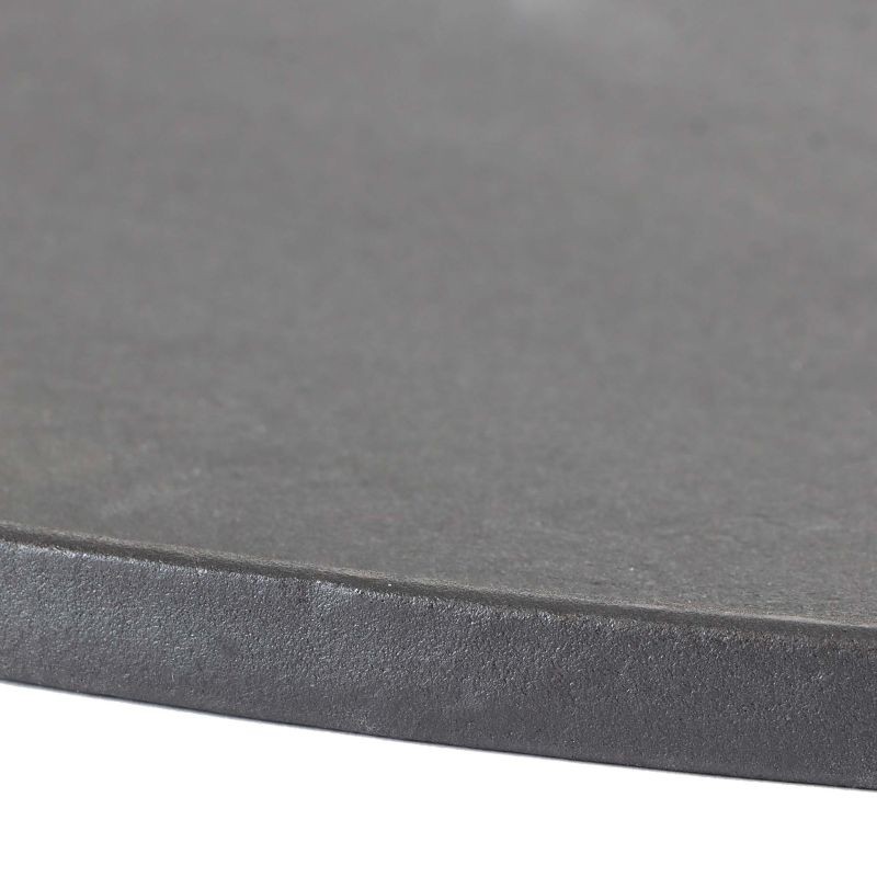 Valurautaiset grillilevyt 2 kpl, 49,8 x 24,3 x 1,5 cm, musta