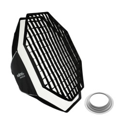 Walimex pro Essential Okta softbox 120 cm kenno grid Bowens ja Hensel EH adapterit ja kantolaukku