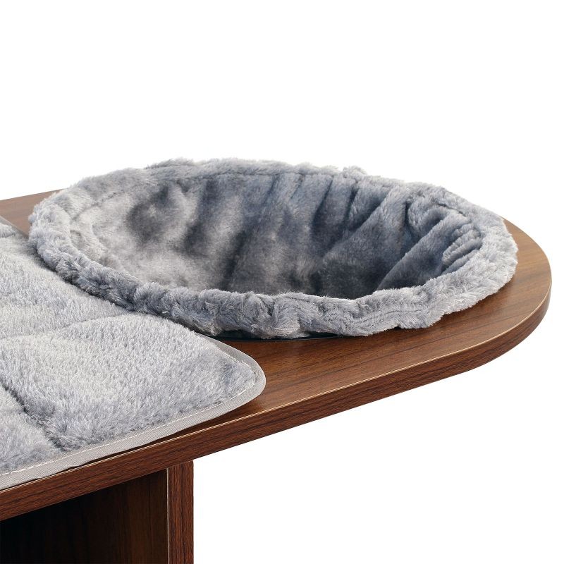 Fudajo puinen kiipeilypuu, ruskea, 80,5 cm, 2 kissantaloa, 4 makualustaa ja sisal-raapimatto