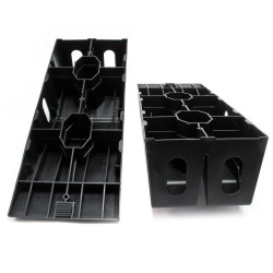 Auton nostoramput 2 kpl, 2,5 t, muovi, musta