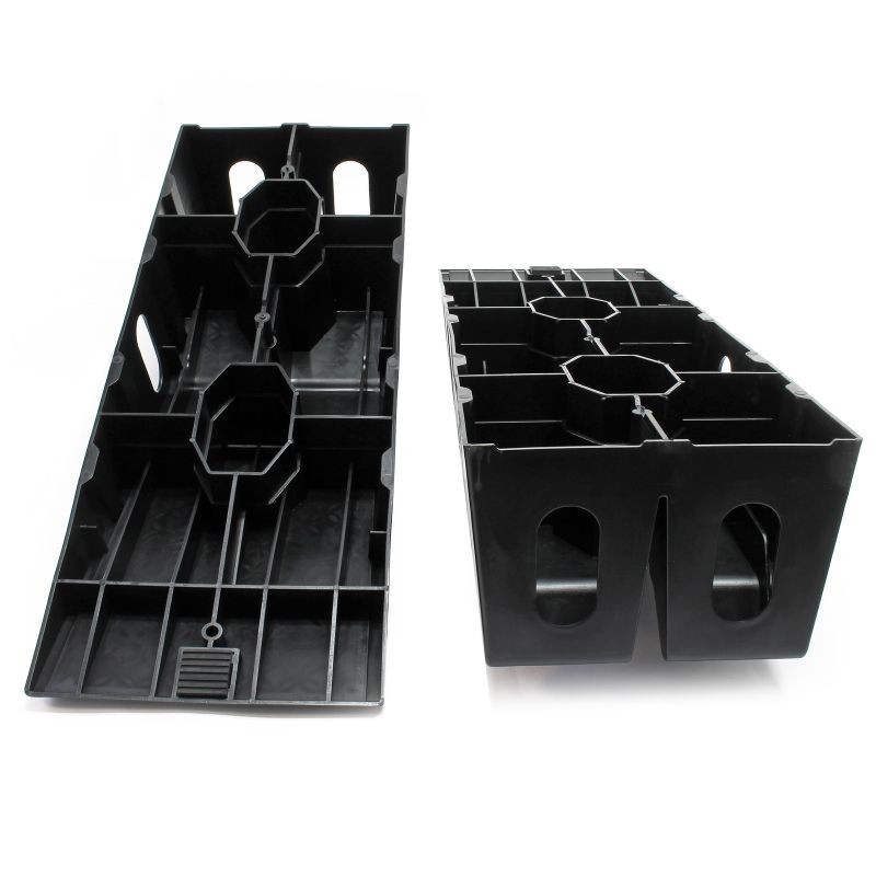 Auton nostoramput 2 kpl, 2,5 t, muovi, musta