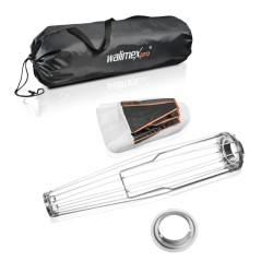Walimex pro 360° Ambient Light Softbox - 800 x 800 x 550 mm - hopea - Aurora/Bowens-yhteensopiva