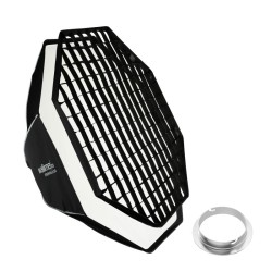 Walimex pro Essential okta softbox 120 cm Elinchrom adapteri 15 2 cm Bowens adapteri kenno grid