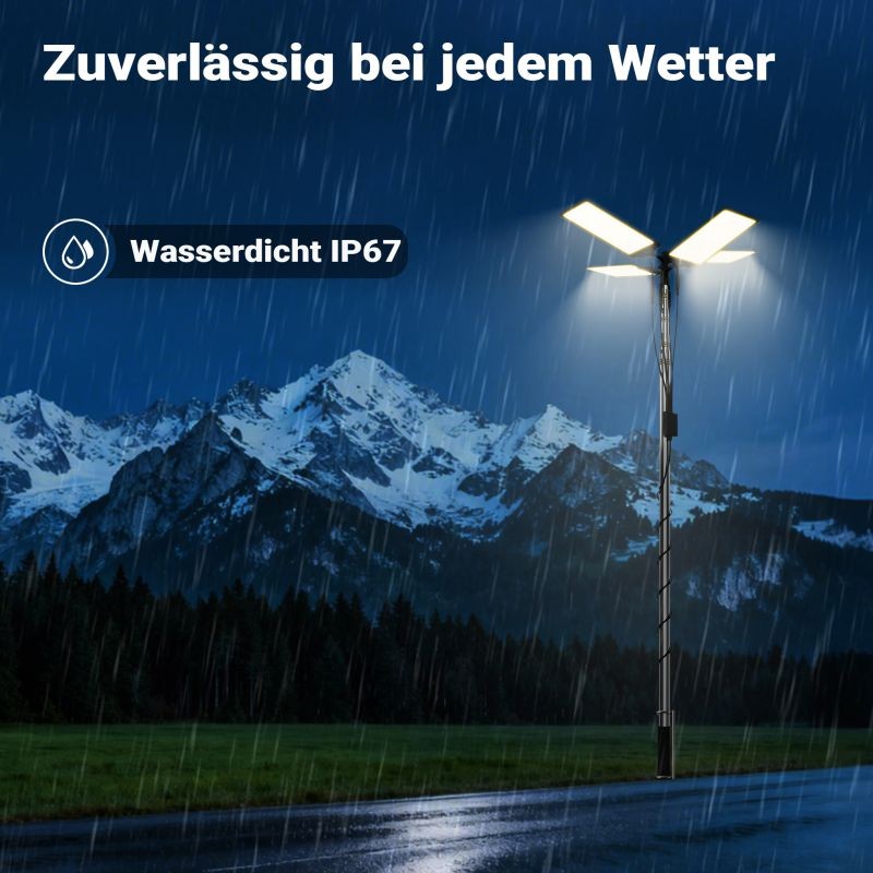 V2 LED-leirivalaisin 115 W 11224 lm 12 V teleskooppitangolla IP67 keltainen