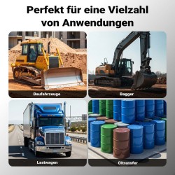 Diesel ja lämmitysöljypumppu 230 V 375 W 60 l min itseimevä 2 m imukorkeus