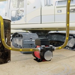 Diesel- ja lämmitysöljypumppu 230 V 375 W 60 l/min, itseimevä, 2 m imukorkeus