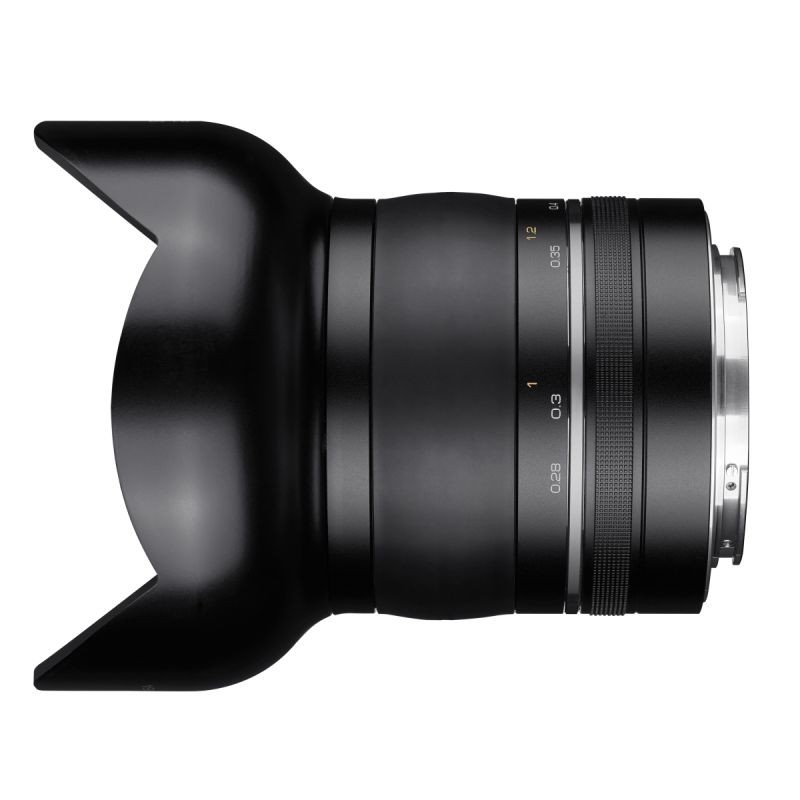 Samyang XP 14mm f/2.4 ultra-laajakulmaobjektiivi Nikon F, manuaalinen, täyskenno ja APS-C, musta