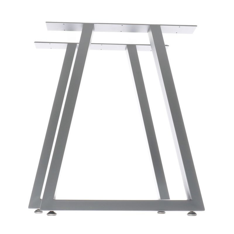 XPOtool Pöydänjalat 2 kpl, teräs, 60x72 cm, harmaa, puolisuunnikas, Industrial
