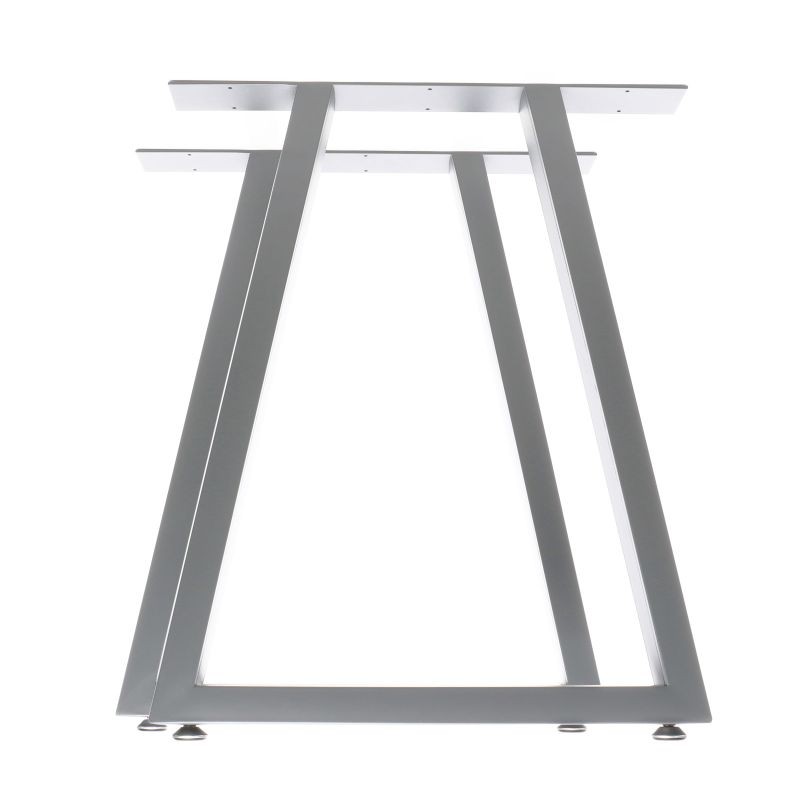 XPOtool Pöydänjalat 2 kpl, teräs, 60x72 cm, harmaa, puolisuunnikas, Industrial