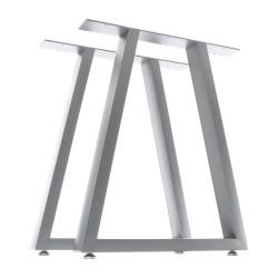 XPOtool Pöydänjalat 2 kpl, teräs, 60x72 cm, harmaa, puolisuunnikas, Industrial