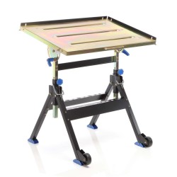 XPOtool Taittuva hitsauspöytä, teräs, kantavuus 150 kg, korkeussäädettävä 735-860 mm, kaltevuus 0-90°