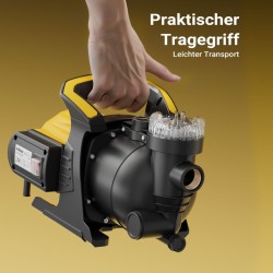 Puutarhapumppu 1200 W 3800 l/h, muovinen pumppukotelo, esisuodatin