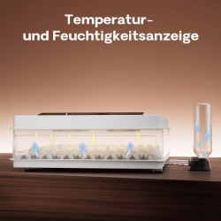 Fudajo Automaattinen muninhaudontakone 128 munaa, 110 W, automaattinen kääntö