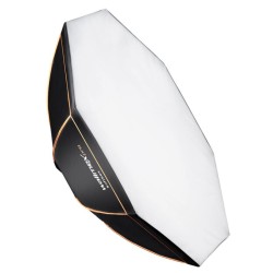 Walimex pro Octagon Softbox Orange Line 150 cm Aurora Bowens liitäntä hopea