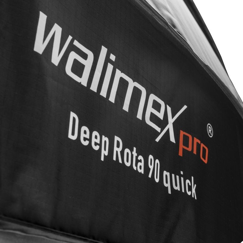 Walimex pro Studio Line Deep Rota QA90 Softbox 90 cm, kenno, diffuusorit, kuljetuslaukku