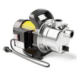 Itseimevä puutarhapumppu 3800 l/h, 1200 W, ruostumaton teräs, maks. nostokorkeus 48 m