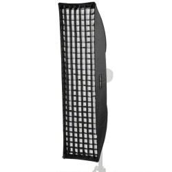 Walimex pro Striplight PLUS Softbox 25 x 180 cm Aurora Bowens diffuusori kenno ja maski