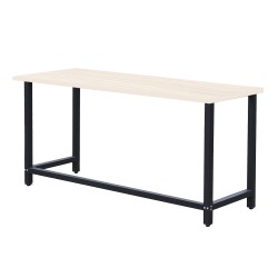 Työpöydän runko 125 x 50 x 80 cm, musta, kantavuus 250 kg, korkeussäädettävä