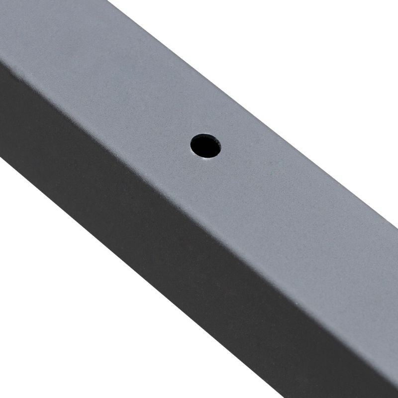 Työpöydän runko 150 x 50 x 80 cm, musta, kantavuus 250 kg, korkeussäädettävät jalat