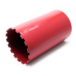 Timanttikairauskruunu 220 mm 1 ¼ UNC 400 mm, sinterimetalli, märkä- ja kuivaporaukseen
