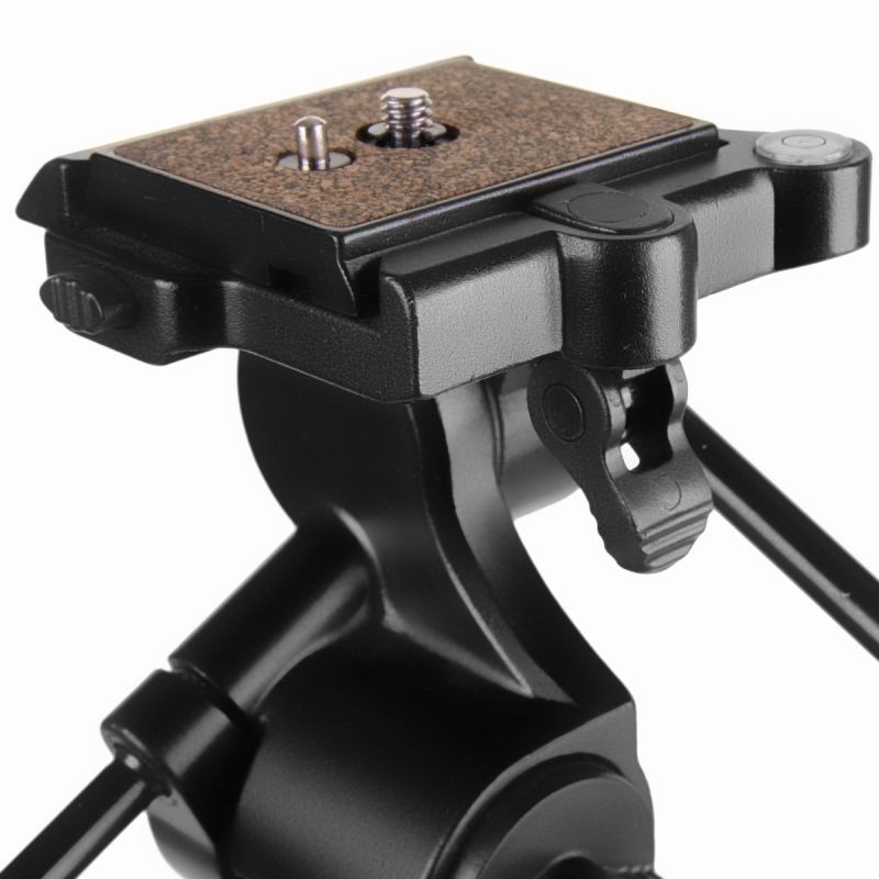 Walimex pro WAL-6702 Pro kolmijalka ja FT-6653H 3D-jalustapää, 12 kg kantavuus, sisältää laukun