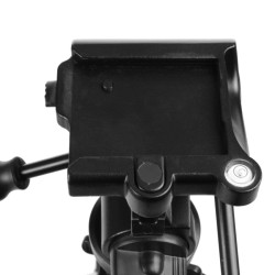 Walimex pro WAL-6702 Pro kolmijalka ja FT-6653H 3D-jalustapää, 12 kg kantavuus, sisältää laukun