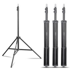 Walimex pro WT 803 valaisinjalkojen setti 4 kpl alumiini korkeus 208 cm musta